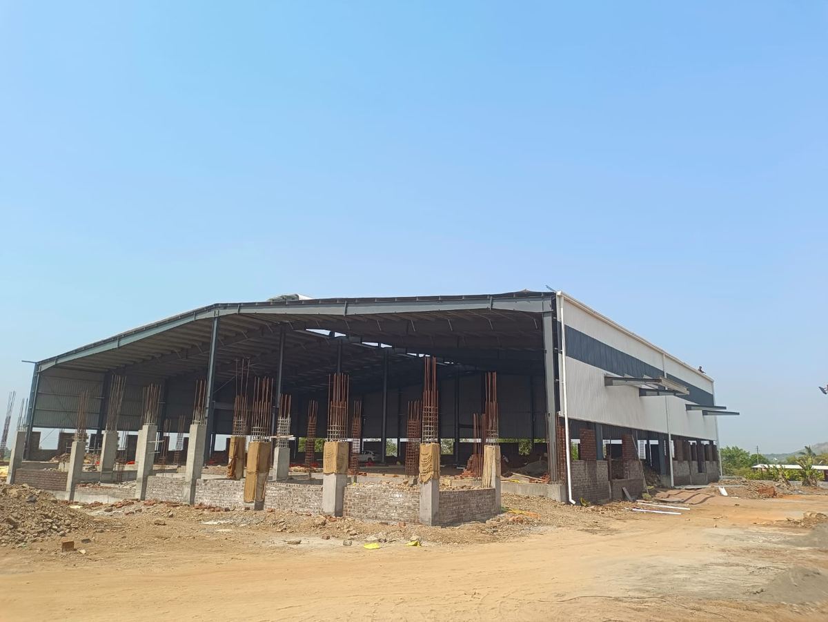 Food and FMCG processing plant structure built by Vinayakam Associates